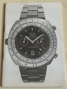 【送料無料】腕時計　ヴィンテージvintage 70s heuer calculator instruction