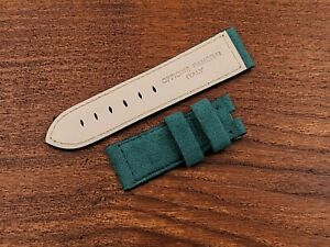 【送料無料】腕時計　ィシンパネライシントゥリノスモールヴェルデペトロリオスカモシャトヌオーヴォハンドメイドicine panerai cinturino small 24mm verde petrolio scamosciato nuovo hand made 27,735円