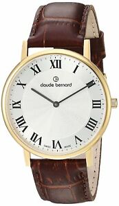 【貨物輸送無料】ウオッチ クロードベルナールメンズスリムラインスイスクォーツウォッチclaude bernard mens 20214 37j ar slim line swiss quartz watch
