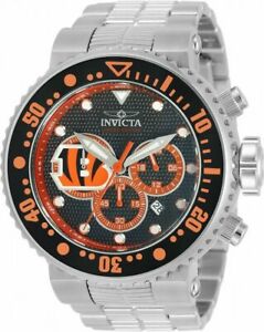 【送料無料】腕時計 インビクタシンシナティベンガルズクォーツクロノグラフウォッチinvicta mens 33121 nfl cincinnati bengals quartz chronograph watch|hokushin