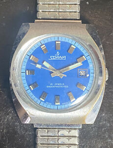 【貨物輸送無料】ウオッチ ヴィンテージソルナレトロvintage sorna gentleman’s retro watch