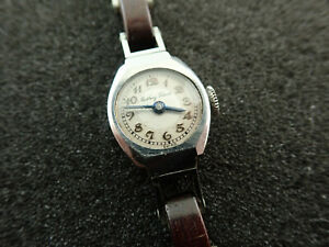 【貨物輸送無料】ウオッチ ヴィンテージレディースマチソットステンレススチールウッドランニングvintage ladies 15粍 mathey tissot stainless steel amp; wood wrist watch  running