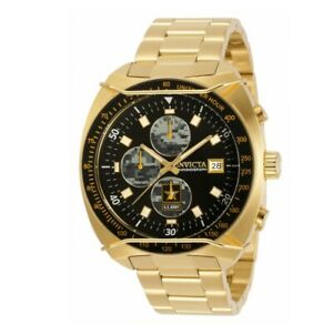 【送料無料】腕時計　インビクタプロダイバーアメリカゴールドクロノグラフウォッチinvicta pro diver us army mens 46mm gold chronograph watch 31841 rare