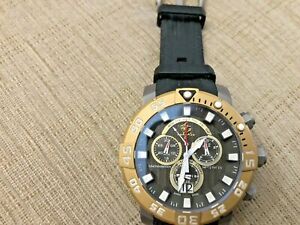 【貨物輸送無料】ウォッチ インビクタスイスメイドシーベースチタンクロノグラフリミテッドラバーストラップinvicta swiss made sea base titanium  chronograph limited ed 14258 rubber strap