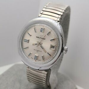 【送料無料】腕時計　ヴィンテージウォルサムメンズオートマチックウォッチジュエルズvintage waltham b513 mens automatic watch 17jewels fhf 905 date swiss made 70s｜hokushin