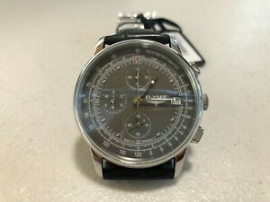 【貨物輸送無料】ウオッチ ニューエリゼヘリテージクロノクォーツウォッチ elysee heritage chrono quartz watch 11011