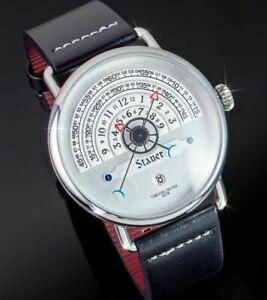 【貨物輸送無料】ウオッチ スタウアーアリスタルコスヘミサイクルstauer aristarchus hemicycle wristwatch