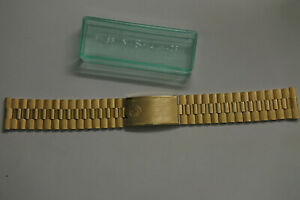 【貨物輸送無料】ウオッチ ヴィンテージゴールドメッキブレスレットvintage nsa gold plated bracelet 185粍