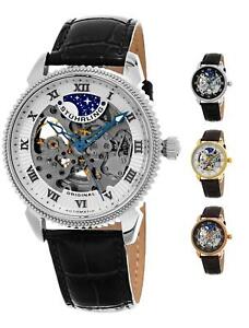 【送料無料】腕時計　スケルトンドレスstuhrling 835 special reserve automatic self wind skeleton dress luxury watch
