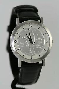 【送料無料】腕時計　イリノイコインウォッチサテcoinwatch sate of illinois｜hokushin