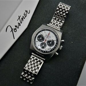 美品 Forstner フォースナー 9連ライスブレス SS 18mm 時計ベルト バンド Forstner 【9連】Beads of Rice フォースナー