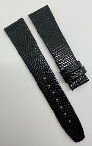 【貨物輸送無料】ウオッチ ボームメルシエブラックトカゲウォッチストラップ