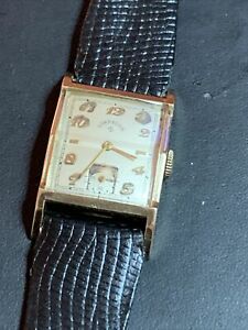 【送料無料】腕時計　ヴィンテージメンズロードエルギンカルタンクレアケースサービスランニングvintage mens lord elgin 21j cal 626 14k gf tank rare case 4617 serviced running｜hokushin 29,985円
