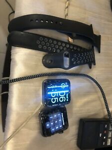 【貨物輸送無料】ウオッチ シリーズセリーエクランカッセヴォアiwatch serie 2 2 i watch serie 2 42粍 ecran casse voir photo