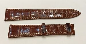 【送料無料】腕時計　レアブレスレットデモントルオーデマピゲミリメートルマロンクロコヴィンテージrare bracelet de montre audemars piguet 20 mm marron croco veritable vintage｜hokushin