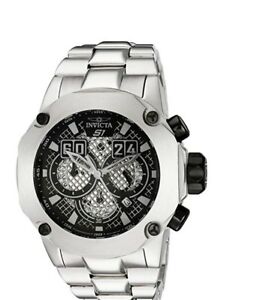 【送料無料】腕時計 インビクタツイストメタルクォーツクロノグラフステンレスinvicta 52mm s1 twisted metal quartz chronograph stainless steel