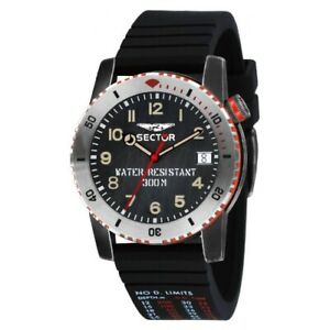 【送料無料】腕時計　オロロジオセクターダイブネロミリメートルorologio sector dive 300 nero 40 mm r3251598001