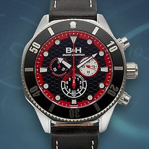 【送料無料】腕時計 ブランドホフマンメンズスイスクロノグラフダンバーコレクションラージウォッチ brandt amp; hman 14060 mens swiss chronograph dunbar collection large watch