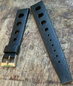 【貨物輸送無料】ウオッチ ヴィンテージトロピックラバーウォッチストラップシンチュリンスイスvintage genuine tropic rubber watch strap cinturino 18 粍 swiss made