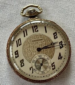 【貨物輸送無料】ウオッチ ウォルサムワズワース1924 waltham gr 1235, mdl 1924 col b, 17j, 12s インチ a 14k gf wadsworth case