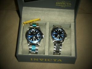 【貨物輸送無料】ウオッチ インビクタセットプロダイバーメンズレディースモデルウォッチクォーツinvicta set pro diver mens amp; ladies model 33259 and 33253 watch quartz nwt