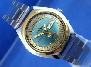 【貨物輸送無料】ウオッチ トレッサラックスクリスタルスイスヴィンテージレトロtressa lux crystal automatic watch swiss 1970s vintage nos cal as 5206 retro