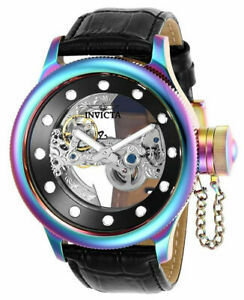【貨物輸送無料】ウオッチ インビクタメンズロシアダイバースケルトンinvicta mens 52粍 russian diver automatic skeletonized iridescent rainbow watch