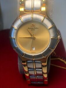 【送料無料】腕時計 ジャックエドホパリデュアルトーンメンズヴィンテージブランドjacques edho watch paris dual tone mens vintage brand with tags|hokushin