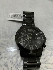 【貨物輸送無料】ウオッチ メンズブラックステンレスクロノグラフウォッチモデル