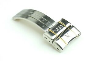 【貨物輸送無料】ウオッチ スチールゴールドエベルクラスプebel folding deployment clasp for steelgold 1911 17粍