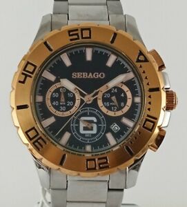 【貨物輸送無料】ウオッチ セバゴsebago j wristwatch for men s8635r