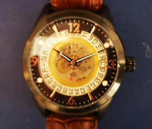 【貨物輸送無料】ウオッチ メンズウォッチスプートニクブラックゴールドherrenuhr von cccp sputnik cp7001 schwarzgold automatik funktionsfahig sf