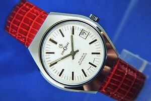 【貨物輸送無料】ウオッチ ゲンツレトロヴィンテージリンカーンサーカスイスカルgents retro nos vintage lincoln automatic watch circa 1970s swiss cal msr p26