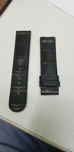 【貨物輸送無料】ウオッチ エバーハルトチントゥリーノネロクロノテメラリオクロコストラップeberhard cinturino nero chrono 4 temerario ref 31047 croco strap 20粍 ref 031