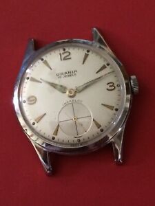 【貨物輸送無料】ウオッチ ウラニアヴィンテージ??urania vintage watch, as cal 1130 ??
