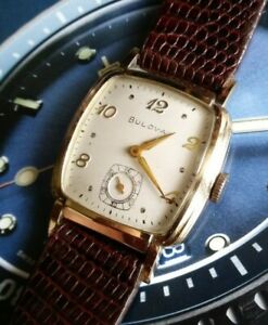 【貨物輸送無料】ウォッチ レアアールデコブローバスイスメイドrare 1957 art deco bulova swiss made l7 10k 一般医 17 jewels 11ac mvmnt wrist watch
