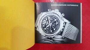 【送料無料】腕時計　ブライトリングクロノスペースマニュアルauthentic breitling chronospace automatic instructions manual booklet