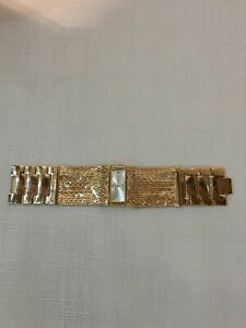 【貨物輸送無料】ウオッチ メッキファッションウォッチワイドlarge gold plated fashion  watch 8 long, 15 wide