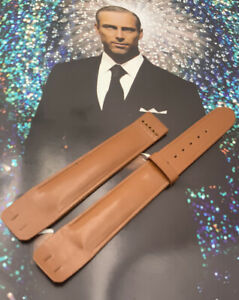 【送料無料】腕時計　ヴィンテージオープンエンドストラップレザーラグgenuine vintage open ended watch strap leather rare for 18mm lug