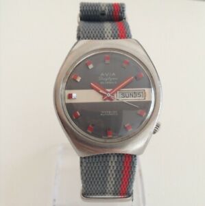 【貨物輸送無料】ウォッチ オロロギウォッチヴィンテージorologio watch avia vintage daytime automatic fhf 908