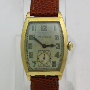 【貨物輸送無料】ウォッチ ゴールドフィルドウォルサムジュエルマニュアル14k gold filled waltham ruby 17 jewel manual wind wristwatch ca1928