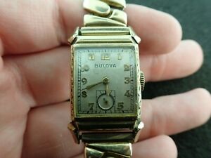 【貨物輸送無料】ウォッチ ヴィンテージゲンツブロバvintage gents bulova wristwatch cal 8ae