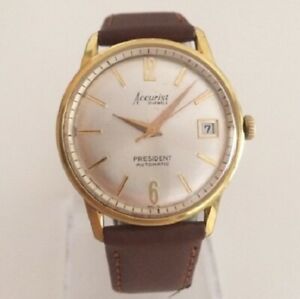 【貨物輸送無料】ウオッチ オロロギウォッチヴィンテージイータorologio watch accurist vintage president automatic eta 2452
