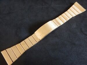 【送料無料】腕時計 ブレスレットゼニスアシエイオキシダブルプラケbracelet zenith acier inoxydable plaque or 26 mm annees 7080|hokushin