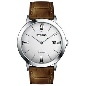【送料無料】腕時計 クォーツウォッチeterna 271141121393 womens eternity silver quartz watch