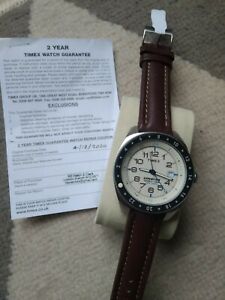【貨物輸送無料】ウォッチ エクスペディションベゼルウォッチ timex expedition gmt world time rotatable bezel date watch