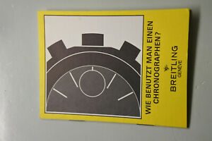 【送料無料】腕時計 ヴィンテージブライトリングクロノラップマニュアルvintage breitling chronograp manual of use 70s nos