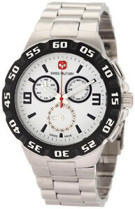 【送料無料】腕時計　スイスキャリバーレーサークロノグラフデイトウォッチswiss military mens 065r204001 calibre racer chronograph date watch｜hokushin
