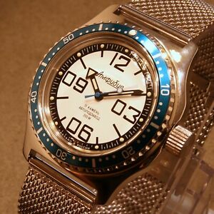 【貨物輸送無料】ウォッチ ボストークアンフィビアカスタムロシアダイブウォッチvostok amphibia custom russian auto dive watch, , boxed, uk seller