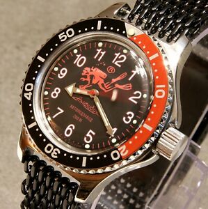 【貨物輸送無料】ウォッチ ボストークアンフィビアスキューバデュードロシアオートダイブウォッチvostok amphibia scuba dude russian auto dive watch, , boxed, uk seller